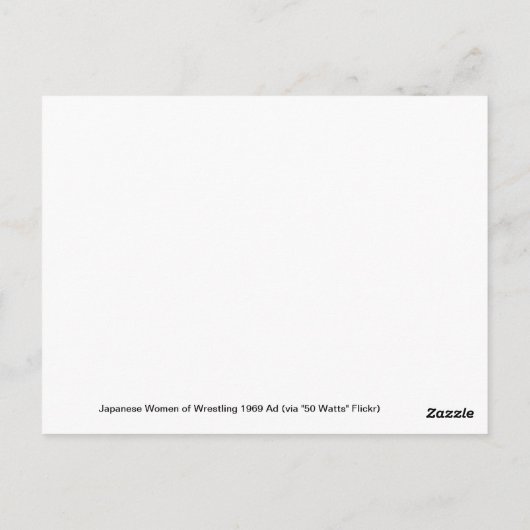 Japanse vrouwen van rusteling briefkaart (Achterkant)