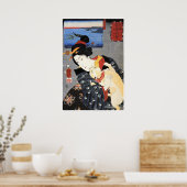 Japanse vrouwenkast poster (Keuken)