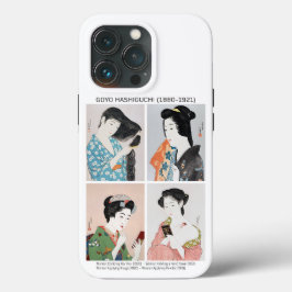 Japanse vrouwenportretten - Goyō Hashiguchi Case-Mate iPhone Case