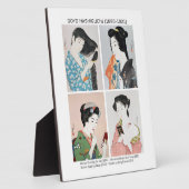 Japanse vrouwenportretten - Goyō Hashiguchi Fotoplaat (Zijkant)