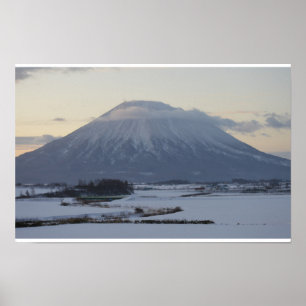 Japanse vulkaan poster
