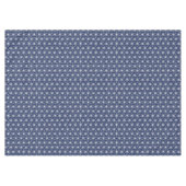 Japanse wagara asanoha geometrisch blauw decor tafelkleed (Voorkant (Horizontaal))