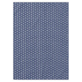Japanse wagara asanoha geometrisch blauw decor tafelkleed (Voorkant)