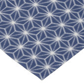 Japanse wagara asanoha geometrisch blauw decor tafelkleed (Gekanteld)