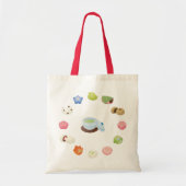 Japanse Wagashi Sweets Tote Bag (Voorkant)