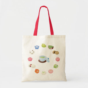Japanse Wagashi Sweets Tote Bag