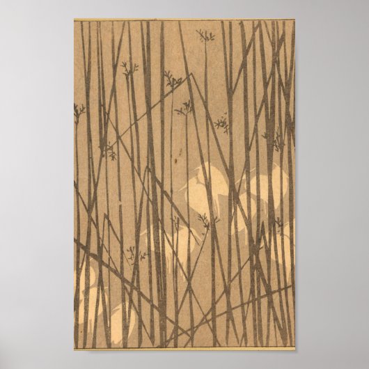  Japanse Wall Art Bamboo Poster (Voorkant)