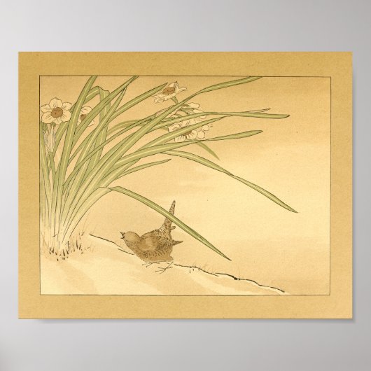  Japanse Wall Art Bird Poster (Voorkant)