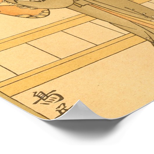  Japanse Wall Art Chicken Poster (Hoek)