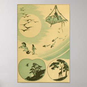  Japanse Wall Art Mythologie Poster
