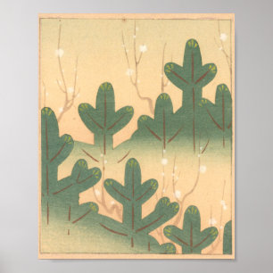 Japanse Wall Art Planten Poster