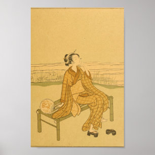  Japanse Wall Art Woman Poster