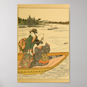 Japanse Wall Art Woman Poster