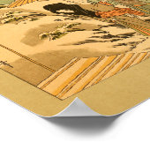  Japanse Wall Art Woman Poster (Hoek)