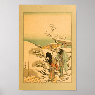 Japanse Wall Art Woman Poster