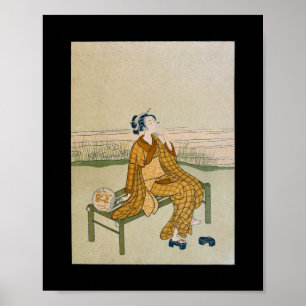 Japanse Wall Art Woman Poster