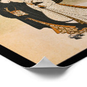 Japanse Wall Art Woman Snow Poster (Hoek)