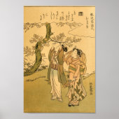  Japanse Wall Art Women Poster (Voorkant)