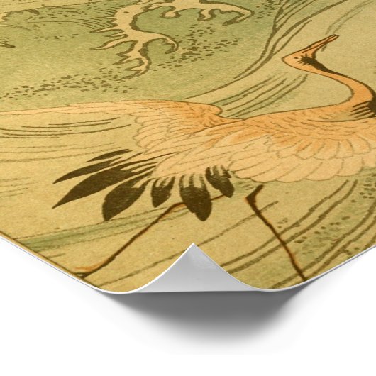 Japanse wandkranen Poster (Hoek)