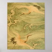 Japanse wandkranen Poster (Voorkant)
