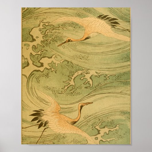  Japanse wandkranen Poster (Voorkant)