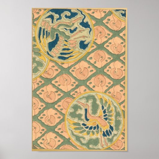 Japanse wandkranen Poster (Voorkant)