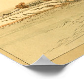  Japanse wandtekenboot Poster (Hoek)