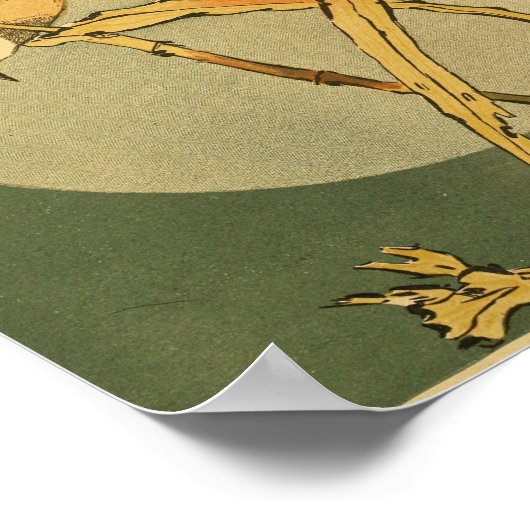  Japanse wandwand Poster (Hoek)