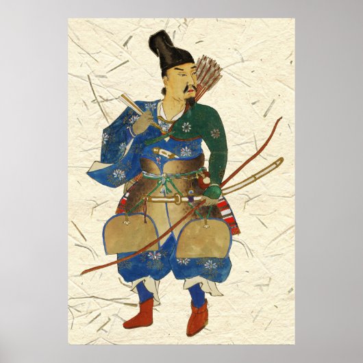 Japanse Warrior Archer Poster (Voorkant)