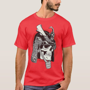 Japanse Warrior Samurai Bushido Code Japanse zwaar T-shirt