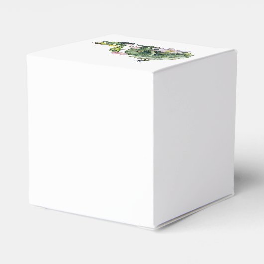 Japanse waterlelies en lotusbloemen bedankdoosjes (Achterkant)