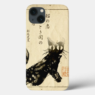 Japanse watermerk Cat (Sumi, Haiku) Case-Mate iPhone Case