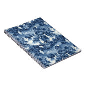Japanse watertuin in een blauw wit porselein notitieboek (Rechterzijde)