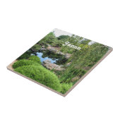 Japanse watertuin tegeltje (Zijkant)
