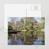 Japanse watertuinen, Fort Worth Texas Briefkaart (Voorkant / Achterkant)