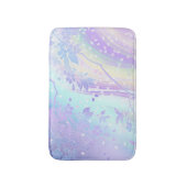 Japanse waterval Art Lavender Blauwgroen Aqua Flor Badmat (Voorkant Verticaal)