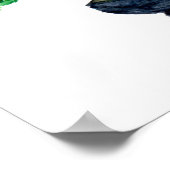 Japanse Waterverf Bonsai-boom Poster (Hoek)