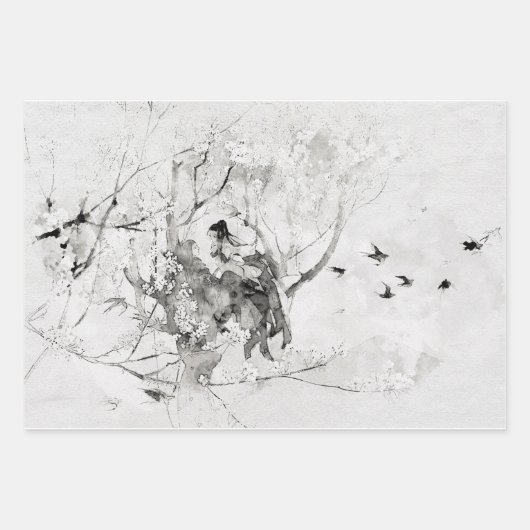  Japanse Waterverf Inpakpapier Vel (Voorkant 3)