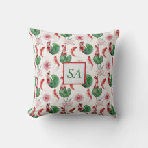 Japanse Waterverf Koi Fish Lotus