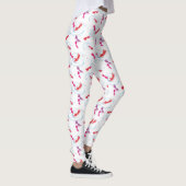 Japanse Waterverf Koi-vis schilderen Leggings (Rechts)