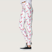 Japanse Waterverf Koi-vis schilderen Leggings (Links)