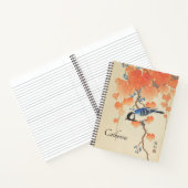  Japanse Waterverf Vogelafdrukken Notitieboek (Binnen)