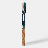 Japanse Wave Draak Schaal Monogram Case-Mate iPhone Case (Achterkant / Rechts)