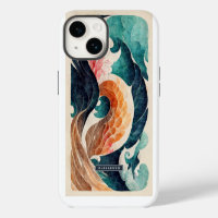 Japanse Wave Draak Schaal Monogram