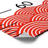 Japanse Wave Groei Grafiek Poster (Hoek)