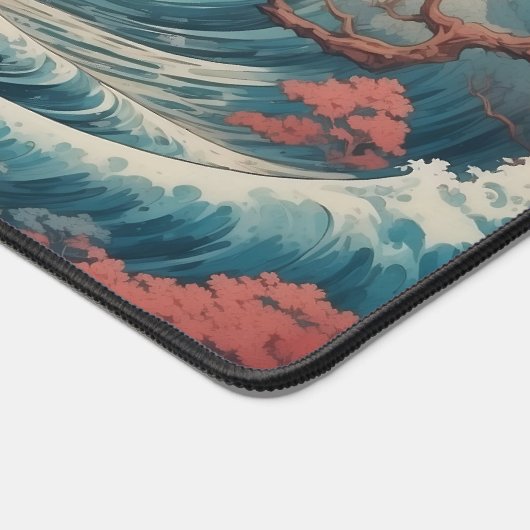 Japanse Waves Desk Mat (Hoek)