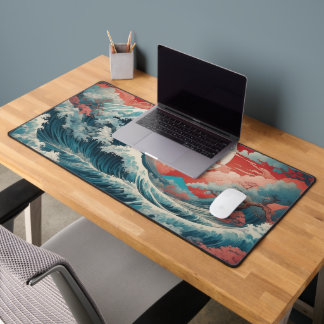 Japanse Waves Desk Mat