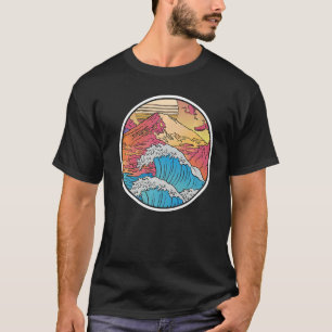 Japanse Waves Kanagawa Wave Mount Fuji Japan Vapo T-shirt