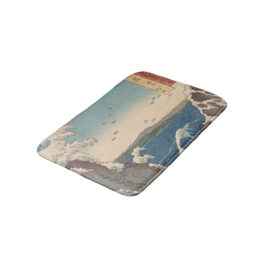 Japanse Waves Naruto Whirlpoolkunstwerk Badmat (Gekanteld)