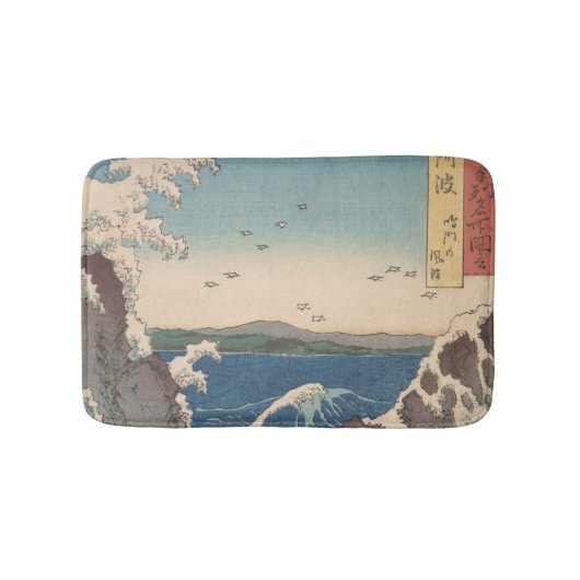 Japanse Waves Naruto Whirlpoolkunstwerk Badmat (Voorkant)